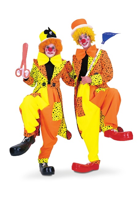 Sophisticated Sally and Dapper Dan clowns