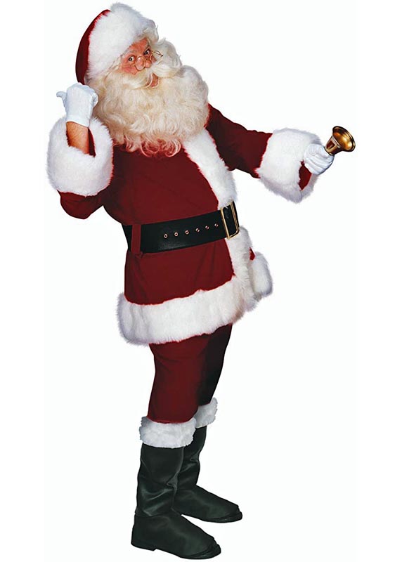 pre-fabricated-christmas-costume-santa-claus-deluxe-velveteen-suit-2353-semi-professional