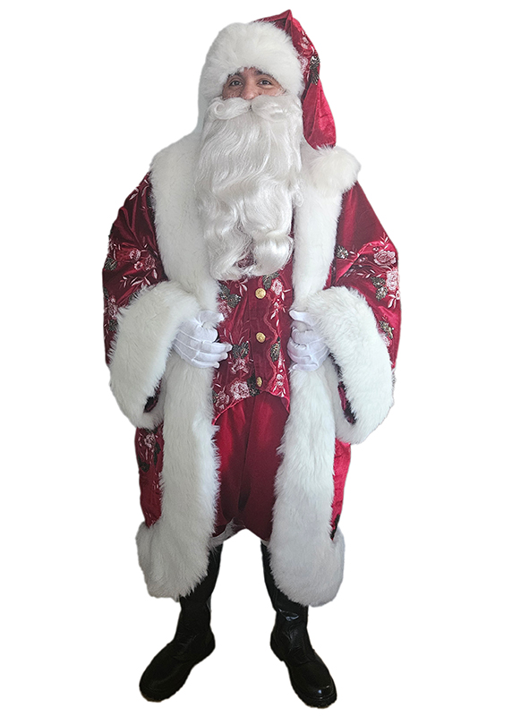 santa-claus-professional-wardrobe-sequin-rose-velvet-royal-robe-ensemble-front