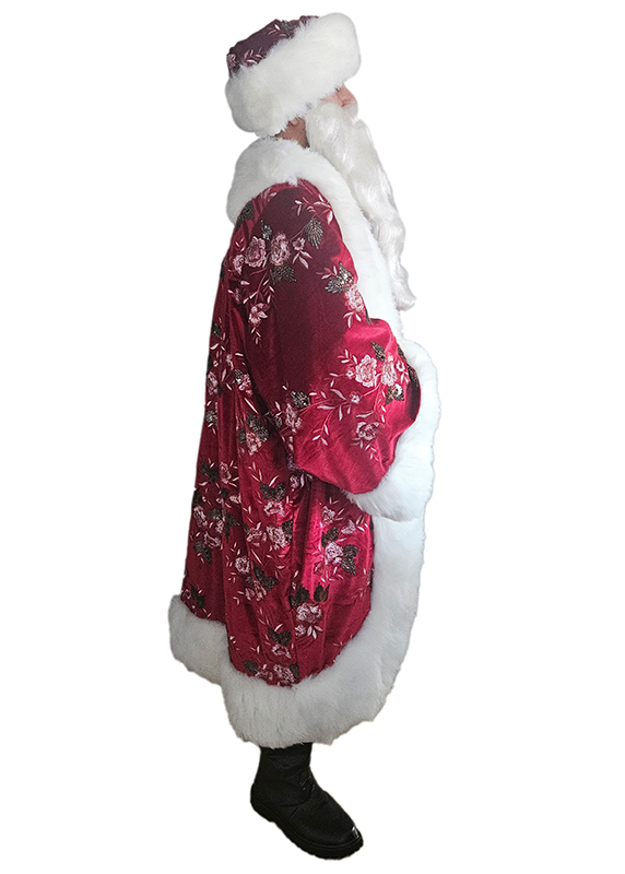 santa-claus-professional-wardrobe-sequin-rose-velvet-royal-robe-ensemble-side