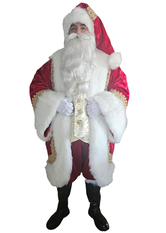 santa-claus-professional-wardrobe-star-embossed-velvet-gold-trim-royal-robe-ensemble-front