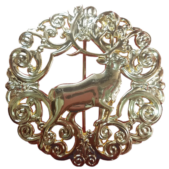 santa-claus-accessories-buckle-round-reindeer-buckle