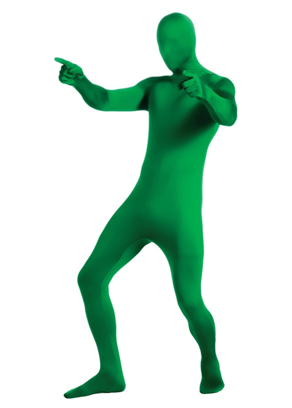 2nd Skin - Green Adult Costume