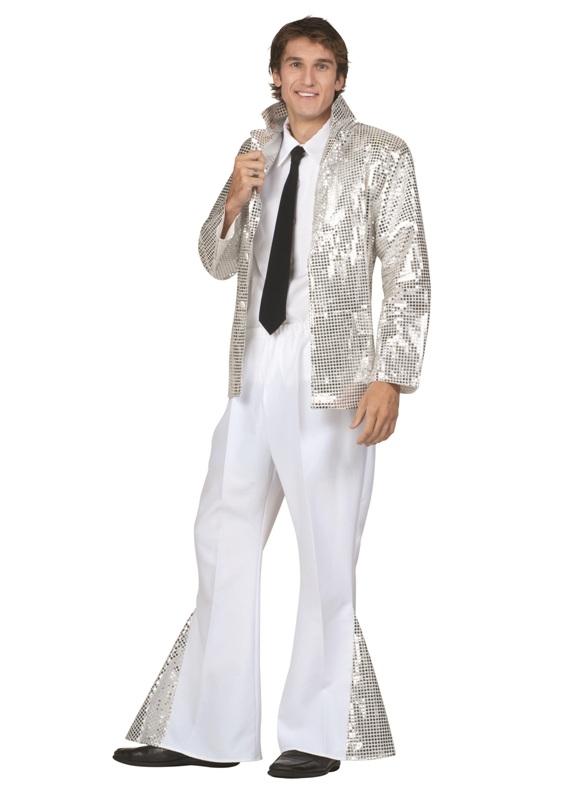 70's Blinking Disco Adult Costume