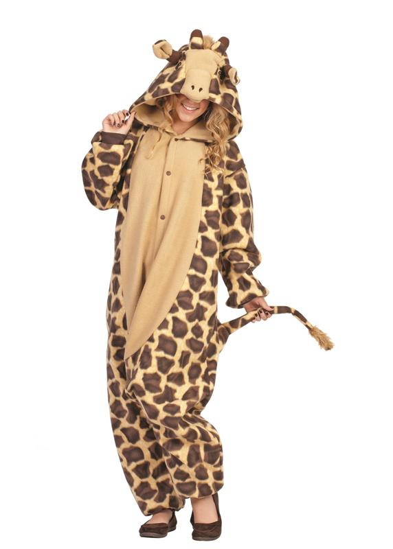 Georgie Giraffe Funsie Adult Costume