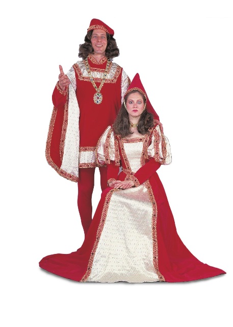 Medieval Jeweled King and Queen Adult Rental Costume