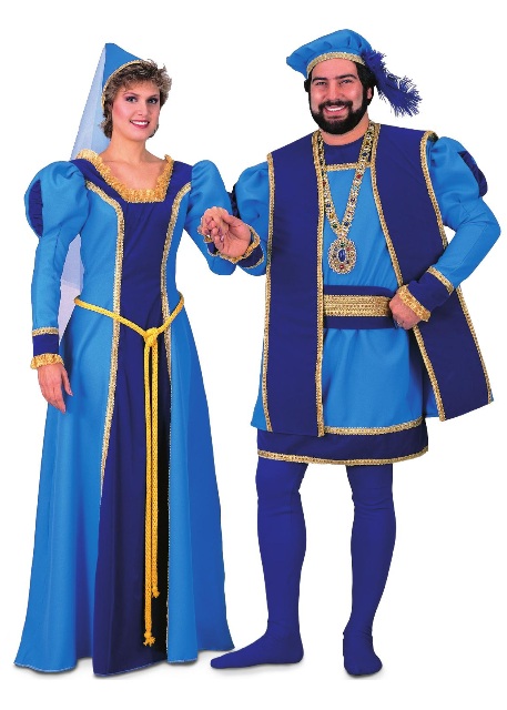 Renaissance Lady and Man Adult Rental Costume