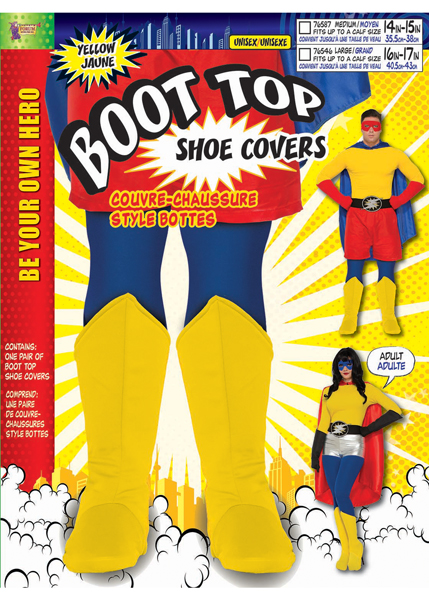 costume-accessories-be-your-own-hero-boot-tops-yellow-76587