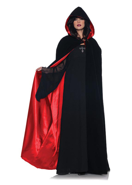 costume-accessories-robe-cloak-hooded-velvet-satin-black-red-29243