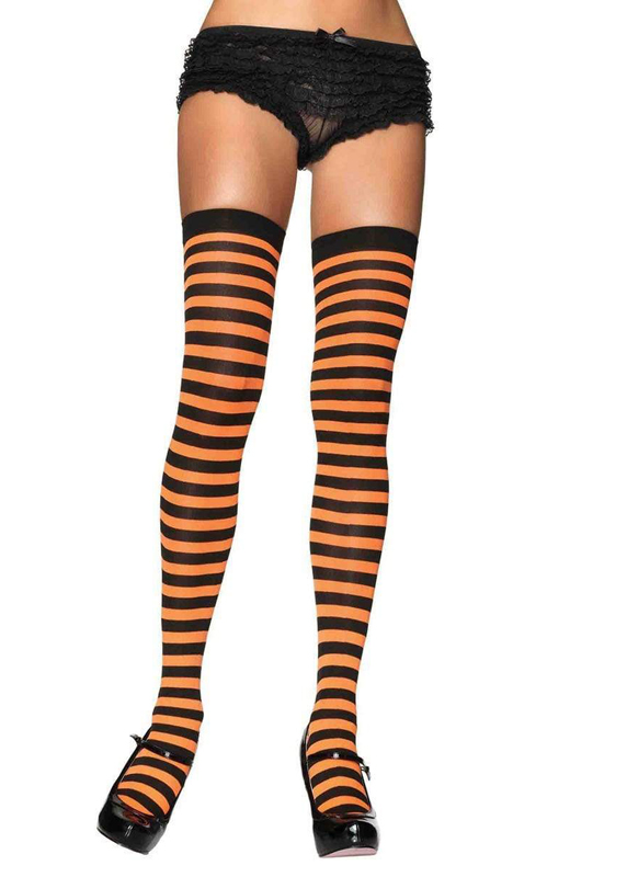 costume-accessories-hosiery-leg-avenue-cari-striped-stockings-black-orange-6005