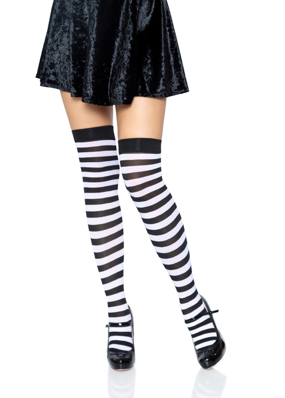 costume-accessories-hosiery-leg-avenue-cari-striped-stockings-black-white-6005