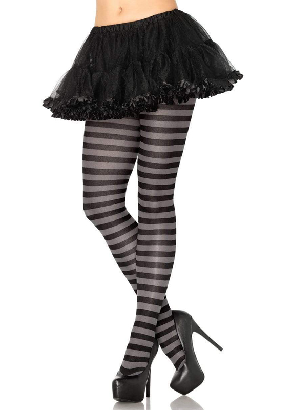 costume-accessories-hosiery-leg-avenue-jada-striped-womens-tights-black-grey-7100
