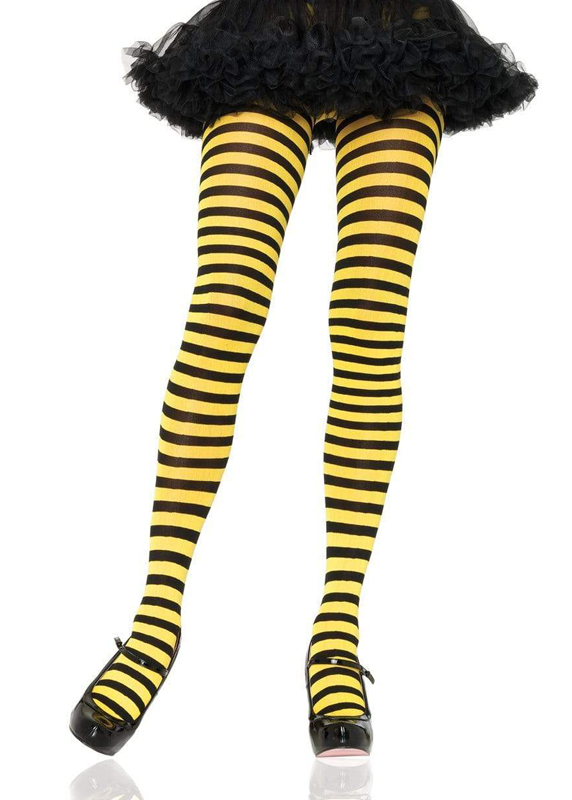 costume-accessories-hosiery-leg-avenue-jada-striped-womens-tights-black-yellow-7100