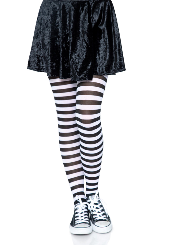 costume-accessories-hosiery-leg-avenue-jada-striped-womens-tights-white-black-7100