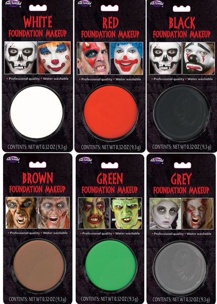 costume-accessories-makeup-5651c-foundation-white-red-black-brown-green-grey