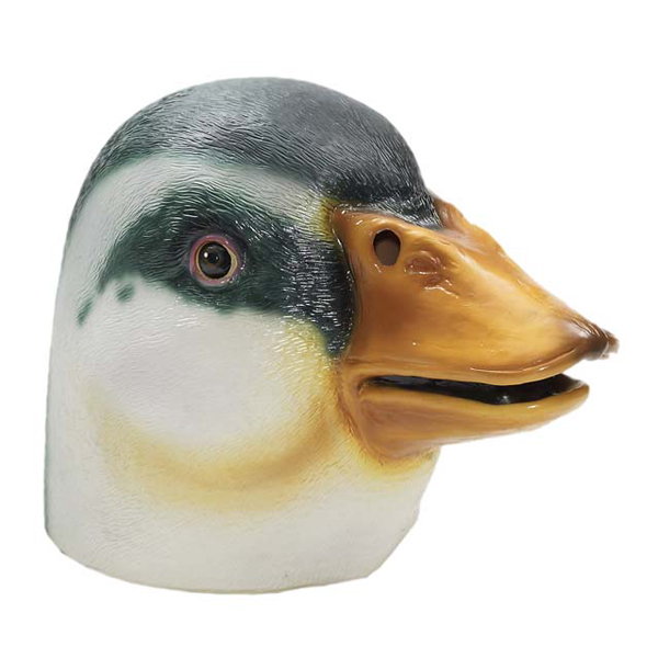 costume-accessories-mask-animal-latex-duck-mallard-71355