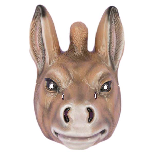 costume-accessories-mask-animal-plastic-donkey-61367