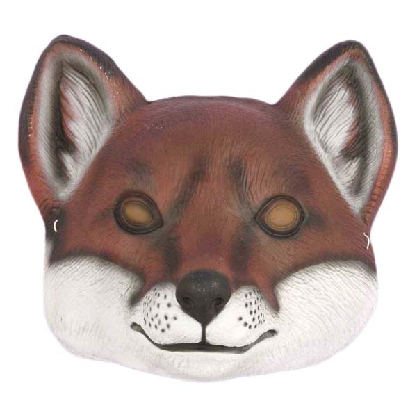 costume-accessories-mask-animal-plastic-fox-red-61381