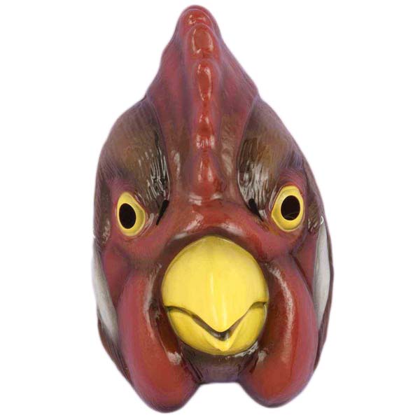 costume-accessories-mask-animal-plastic-rooster-chicken-61378