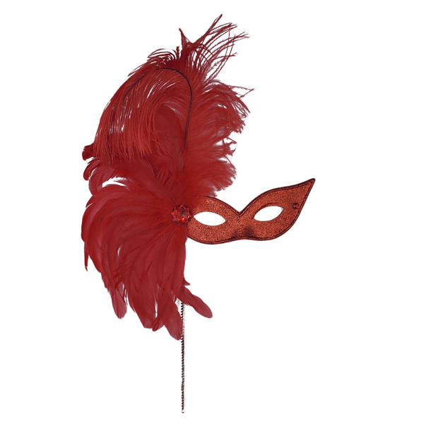 costume-accessories-mask-masquerade-eyemask-stick-feather-red