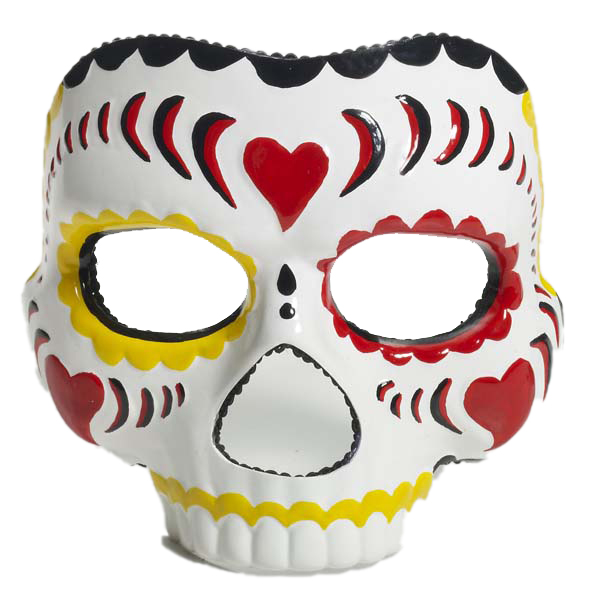 costume-accessories-mask-skull-red-yellow-70469