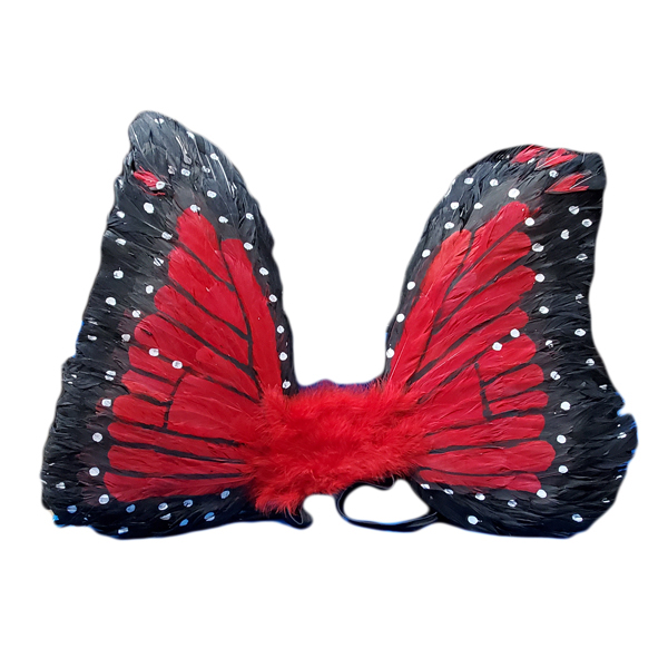 costume-accessories-wings-feathers-red-black
