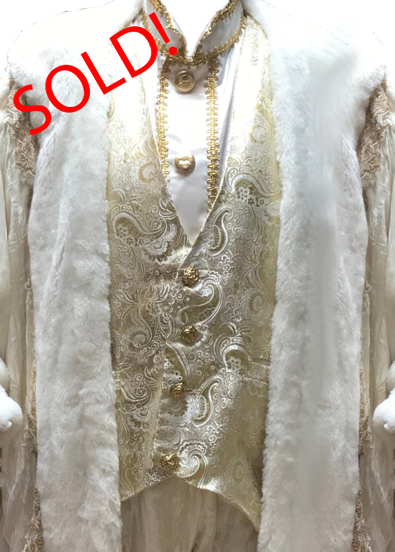 santa-claus-professional-wardrobe-crushed-velvet-ivory-vest-sold
