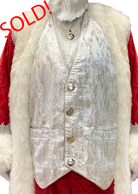 santa-claus-professional-wardrobe-royal-robe-ensemble-hollies-holly-embossed-velvet-silver-trim-vest-sold