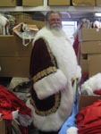  Embossed Velvet Continental Coat with Gold Trim 