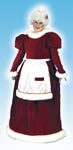  XL Mrs. Santa Claus Velvet Suit 