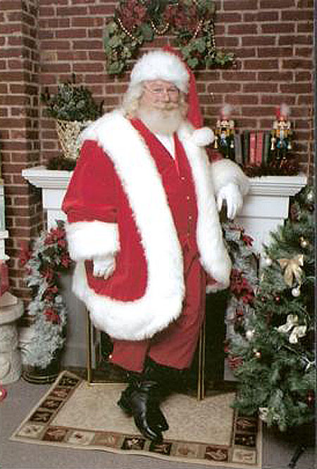  santa claus continental coat matching vest hat 