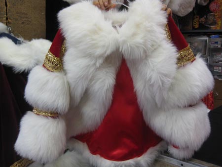  Santa Claus Double Shawl collar 