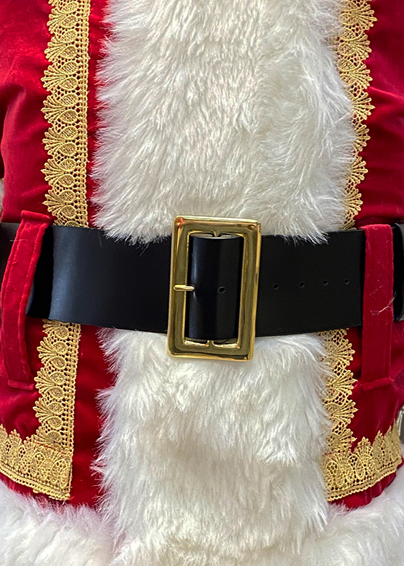 santa-claus-accessories-belt-leather-plain-black-with-gold-solid-brass-buckle-suit