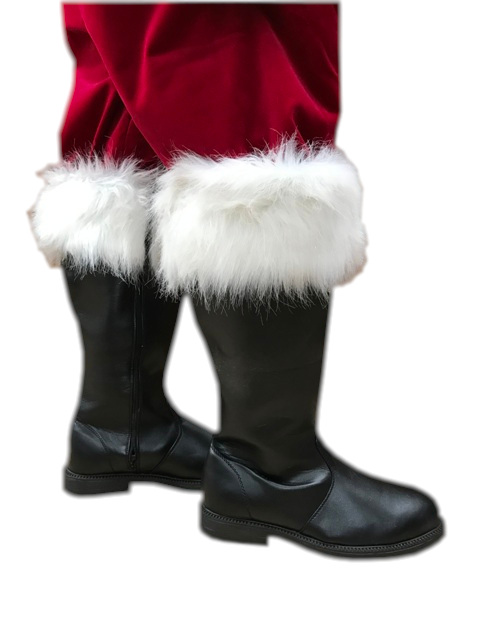 santa-claus-accessories-boots-with-attached-fur-side-pants