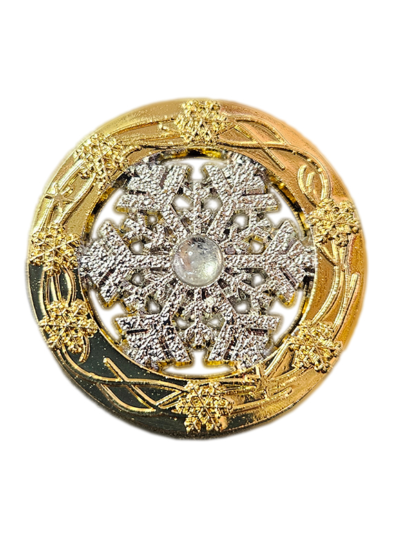 santa-claus-accessories-buttons-2-tone-gold-rhodium-snowflake