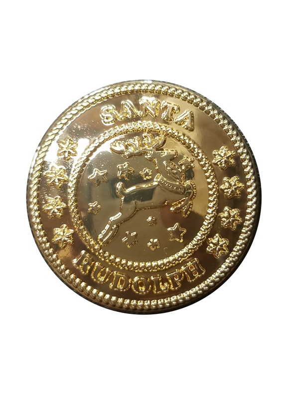 santa-claus-accessories-buttons-special-1-of-5-santa-rudolph-reindeer-gold-polished-with-names