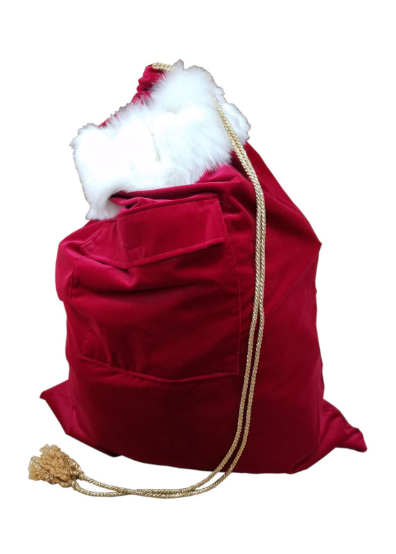 santa-claus-accessories-toy-bag-with-faux-fur-and-pocket-cotton-velvet