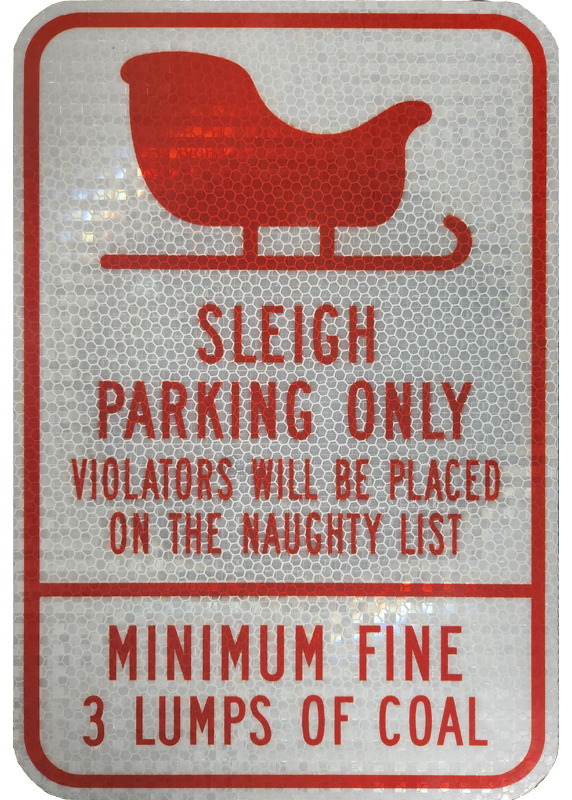 santa-claus-mrs-christmas-accessories-sign-sleigh-parking-only-white-red